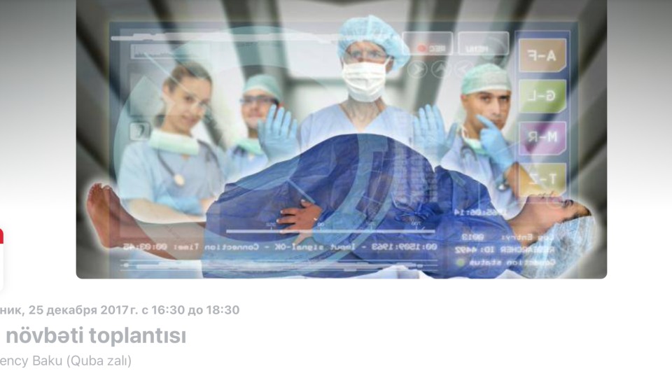 "Mama ginekologiyada anesteziya və intensiv terapiyanın xüsusiyyətləri" 