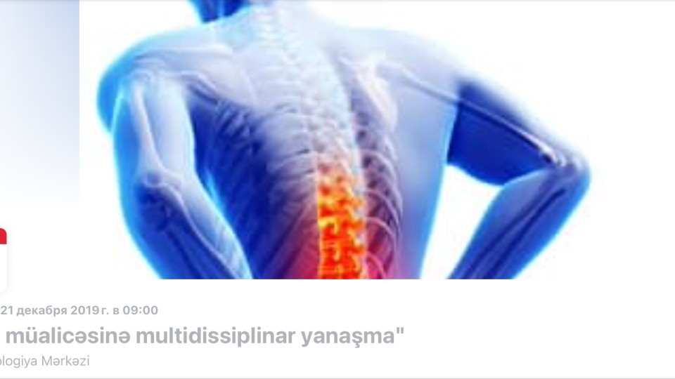 Ağrı müalicəsinə multidissiplinar yanaşma