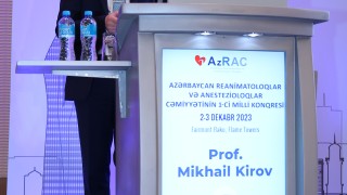 Azərbaycan Reanimatoloqlar və Anestezioloqların Cəmiyyətinin I Milli Konqresi (2-3 dekabr 2023)